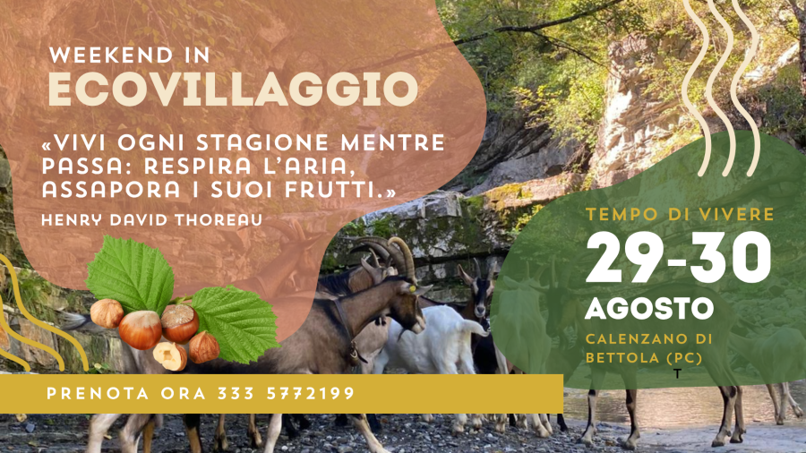 Weekend in ecovillaggio29-30